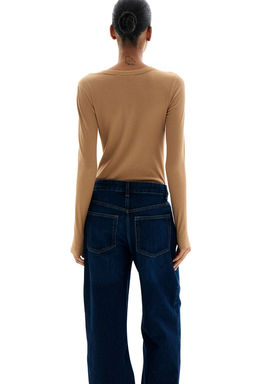 Camiseta de canale con modal - H&m фото 4