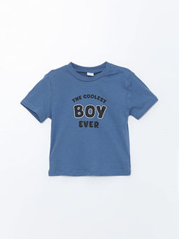 Bisiklet Yaka K?sa Kollu Basic Erkek Bebek Ti??rt