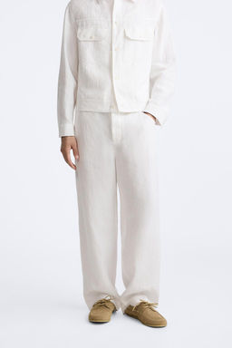 100% HEMP TROUSERS - Zara фото 2