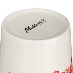 MILLIMI Кружка д/кофе 450 мл с силик. кр., фарфор 2 дизайна арт. 820-915