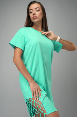 Женское трикотажное платье с бахромой Happyfox