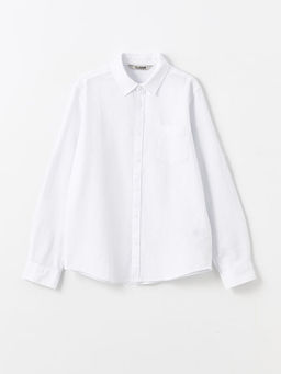 Uzun Kollu Dokulu Erkek ?ocuk G?mlek