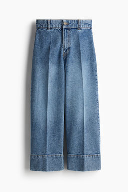 Wide High Cropped Jeans
