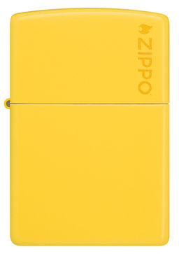 Зажигалка ZIPPO Логотип с покрытием цвета подсолнуха | Logo Sunflower 46019ZL  фото 2