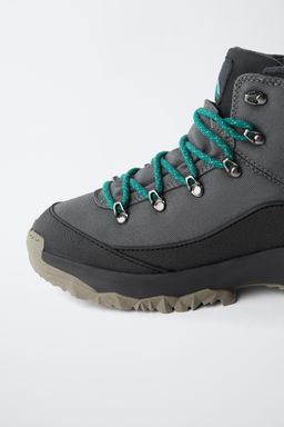 WATER-REPELLENT HIKING BOOTS - Zara фото 15