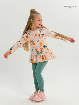 Костюм Алиса Радуга бохо-изумруд - Sovalina фото 13