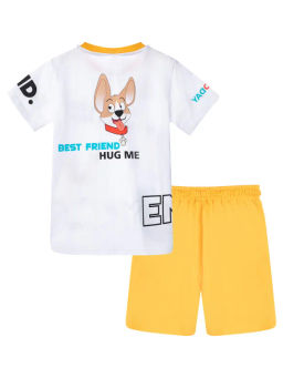 PlayToday / Комплект трикотажный для мальчиков: фуфайка (футболка), шорты  фото 6