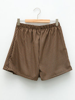 Ekose Desenli Gabardin K?z ?ocuk ?ort Etek - Waikiki фото 2