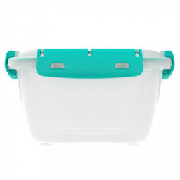 Контейнер для продуктов 2,5л, 23,4х19,4?х10,6см, с клипсами, уплотнитель, полипропилен, подходит для СВЧ (Россия) - Домашняя мода фото 4