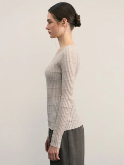 Вязаный лонгслив / Zarina  фото 4