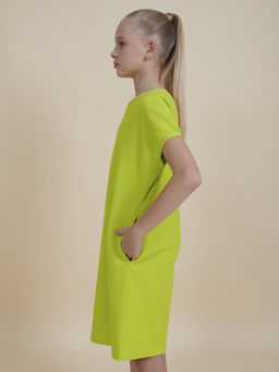 PELICAN, платье для девочек, Лаймовый  фото 2