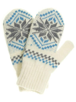 Варежки женские Звезда три цвета - Рассказовские варежки фото 9