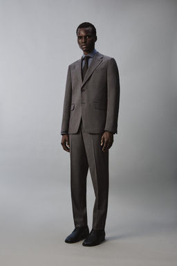 BLAZER TRAJE ESTRUCTURA / Marr?n