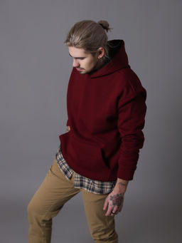 Толстовка, Худи К201-ИЗИ Бордо от фабрики Спортсоло