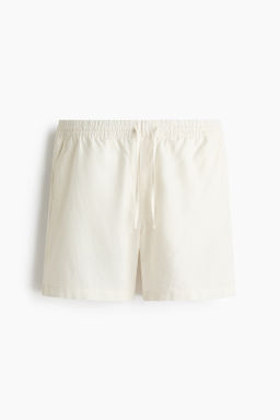 Pantal?n corto en mezcla de lino Relaxed Fit - H&m фото 3