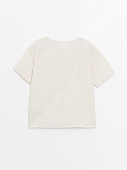 Bisiklet Yaka K?sa Kollu Basic Erkek Bebek Ti??rt - Waikiki фото 2