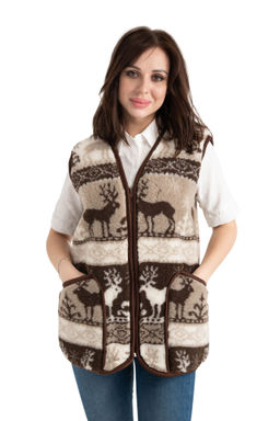 Жилет КЛАССИКА на молнии женский - Woollamb фото 8