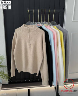 Свитер женский на полузамке - Bruno фото 8