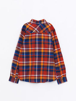 Ekose Uzun Kollu Gabardin Erkek ?ocuk G?mlek - Waikiki фото 2