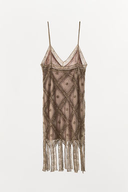 EMBROIDERED TULLE DRESS - Zara фото 6