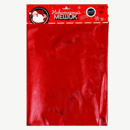 Мешок новогодний Деда Мороза, красный, 60?40 см