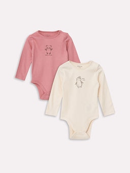 Bisiklet Yaka K?z Bebek ??t??tl? Body 2li