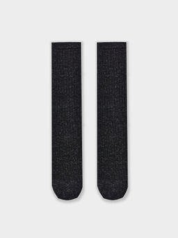 Цена за 5 пар! Носки-гольфы женские в черном цвете - Mark formelle фото 3