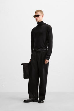 BALLOON-FIT PLEATED TROUSERS - Zara фото 14