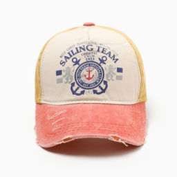 Кепка мужская MINAKU Sailing team, горчичная, размер 56-58