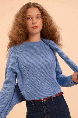 Coool Regular Fit Bisiklet Yaka Basic Duz Triko Kazak - Defacto фото 2