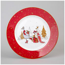 ТАРЕЛКА ОБЕДЕННАЯ LEFARD FAMILY CHRISTMAS 25 СМ