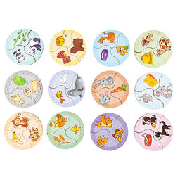 Пазлы из дерева. Мои первые пазлы Мама и малыш 36 элементов - Десятое королевство фото 2