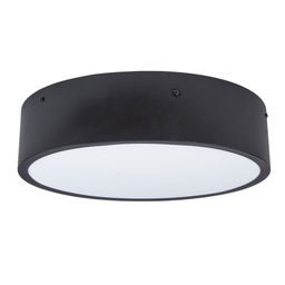 ULO-K40A 30W/4000К/R40 IP40 BLACK Светильник светодиодный накладной. Белый свет (4000K). Диаметр 400мм. Корпус черный. ТМ Uniel