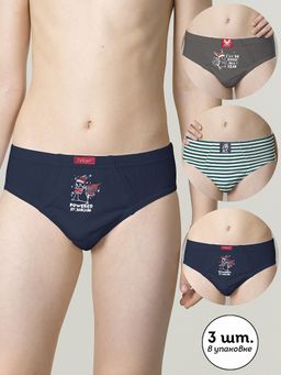 BULB4307(3шт. в упаковке) трусы для мальчиков