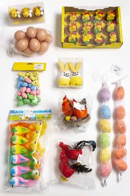 Пасхальный декор Петушок музыкальный 10 см (SF-5041) красный - No name фото 3