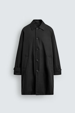 GABARDINA REGULAR FIT WATER REPELLENT / Negro - Zara фото 8