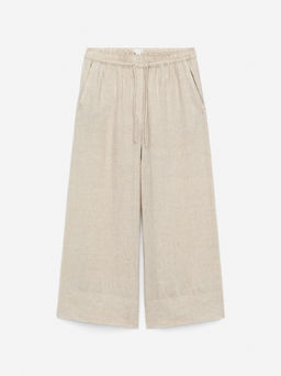 Pantalones de lino cropped - H&m фото 3
