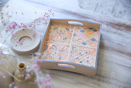 Заготовка для декорирования Love2art OLIV Плитка для декорирования МДФ 10 х 10 х 0.5 см №15 (лавровый лист)