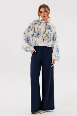 Блуза AmberA 1128 молоко  фото 6