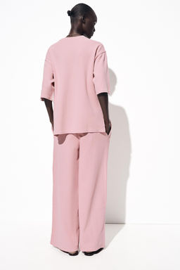WASHED EFFECT INTERLOCK T-SHIRT - Zara фото 4