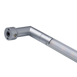 ULM-F31-9W/WW IP20 SILVER Светильник светодиодный поворотный для интерьерного освещения. В комплекте с адаптером. Длина 59 см. Материал корпуса алюминий, цвет серебро. Теплый белый свет. Упаковка-картонная коробка.