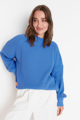 Vizon Genis Kal?p Basic Triko Kazak TWOAW23KZ01448 - Trendyolmilla фото 35