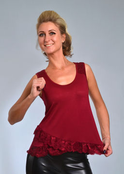 Майка женская ЖАКЛИН (бордо №16)