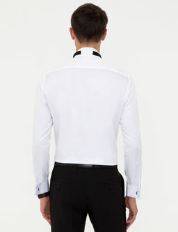 Beyaz Slim Fit Smokin G_mlek