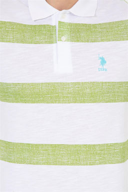 U. S. Polo Assn Мужская футболка Apple Green с воротником-поло - U.s. polo assn фото 12