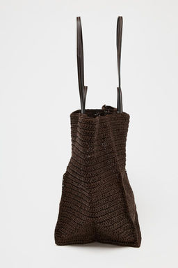 WOVEN TOTE BAG - Zara фото 3