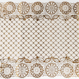 Салфетка ажурная для стола Букет, 8440 см, ПВХ, цвет золото - Simaland фото 5
