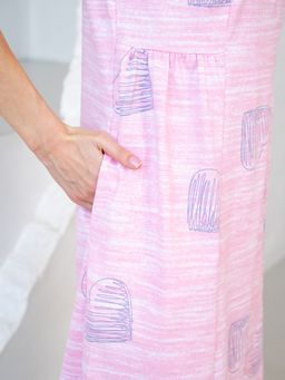 Сарафан хлопок 100%,розово-белый - Binita фото 8