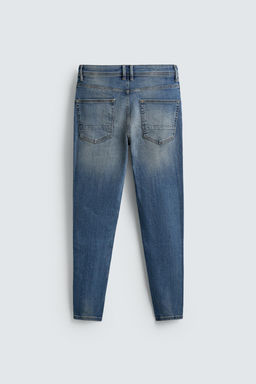 JEANS SKINNY CROPPED FIT / Azul medio - Zara фото 8