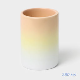 Аксессуары для ванной SAVANNA, 2 предмета, дозатор для мыла 290 мл, стакан 280 мл  фото 3